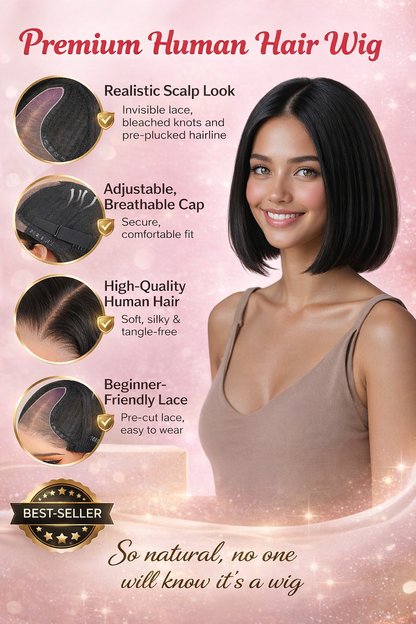 Premium Human Hair Wig