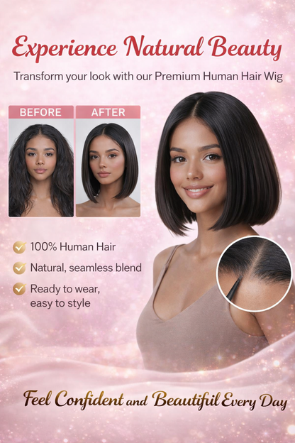 Premium Human Hair Wig